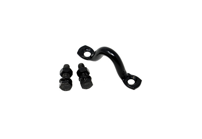 Snug Cottage Hardware Post and Chain Assembly Pack for 90 Degree Corners (Black)