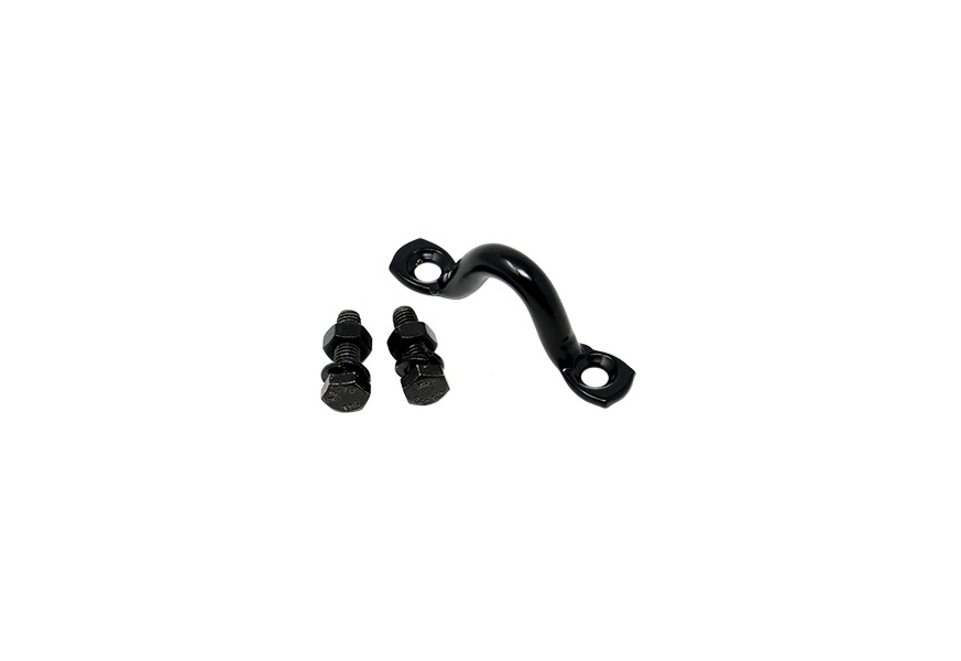 Snug Cottage Hardware Post and Chain Assembly Pack for 90 Degree Corners (Black)