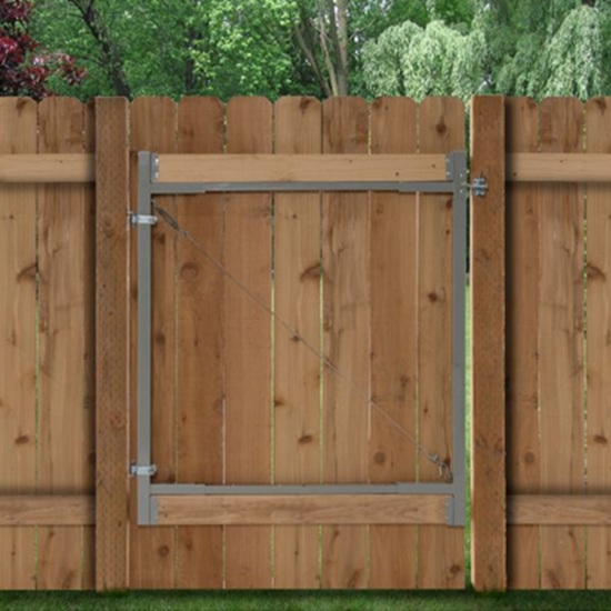 Jewett-Cameron 2-Rail Single Adjust-A-Gate, 45