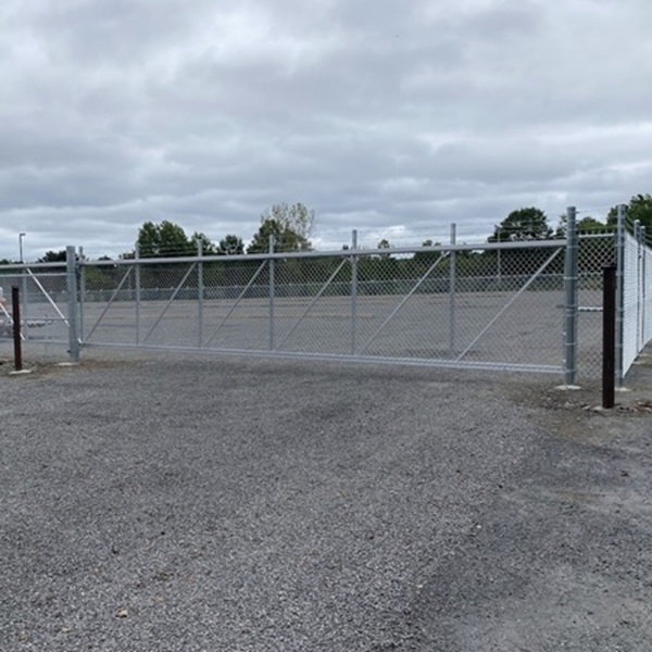 Hoover Fence Chain Link Fence Single Track Aluminum Slide Gate Kits
