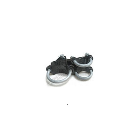 Chain Link Fence Arm Style Gate Hinges - Black, Brown, and Green