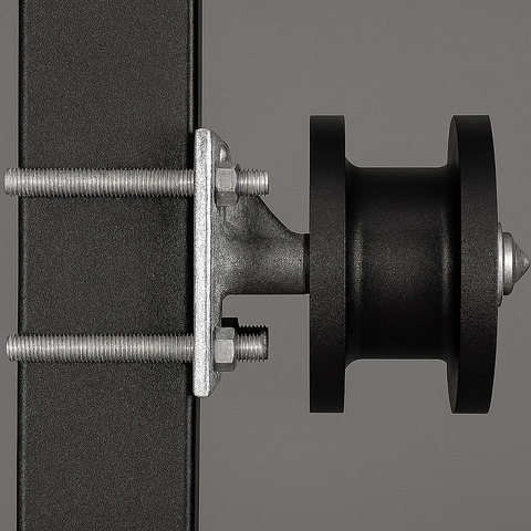 DAC Industries Standard Nylon Stealth Rollers for Cantilever Gates - Square Post