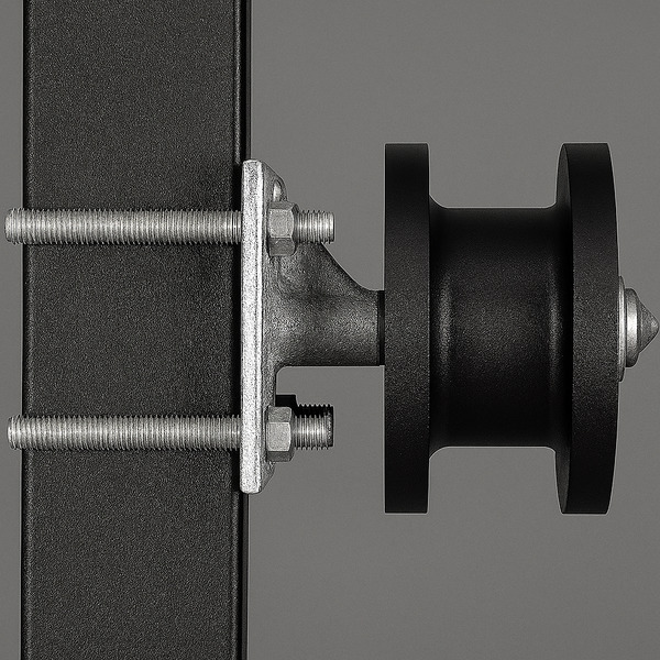 DAC Industries Premium Nylon Stealth Rollers for Cantilever Gates - Square Post