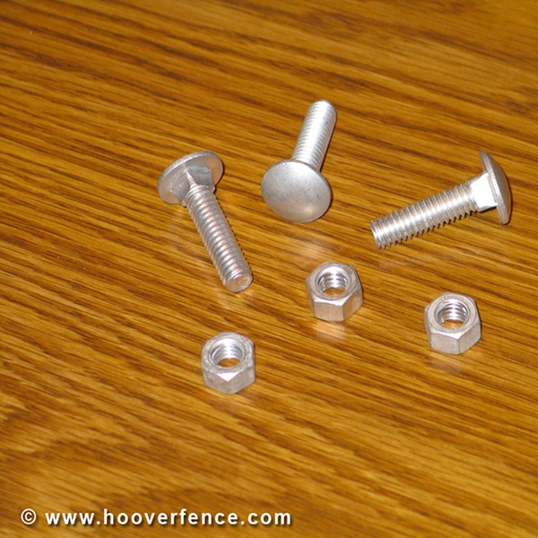 Nuts for Carriage Bolts - Aluminum