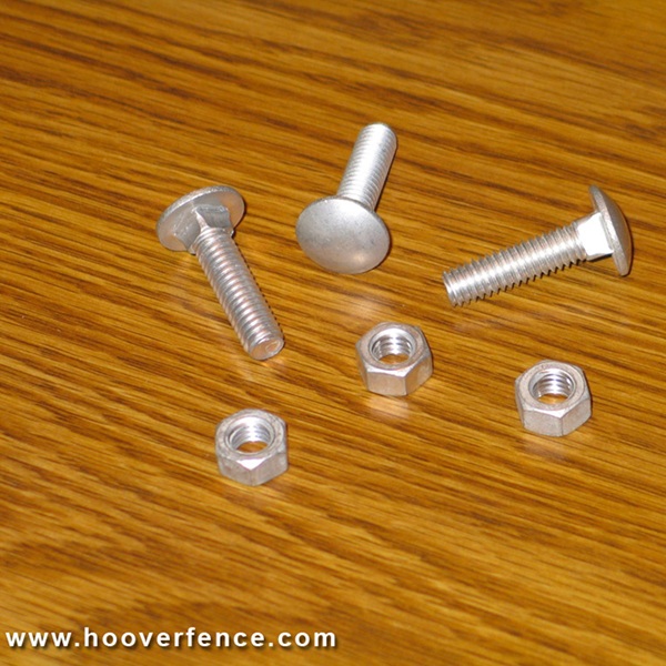 Chain Link Fence Carriage Bolts - Aluminum