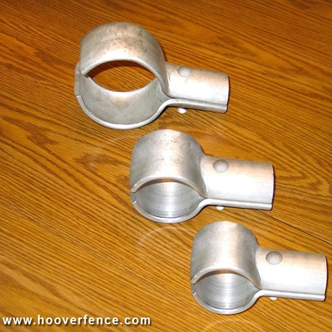 Chain Link Fence End Rail / Gate Brace Clamps - Aluminum
