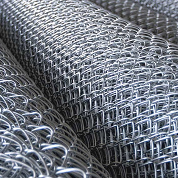 9 Gauge x 2" Chain Link Fence Fabric, Galvanized - 2 oz.