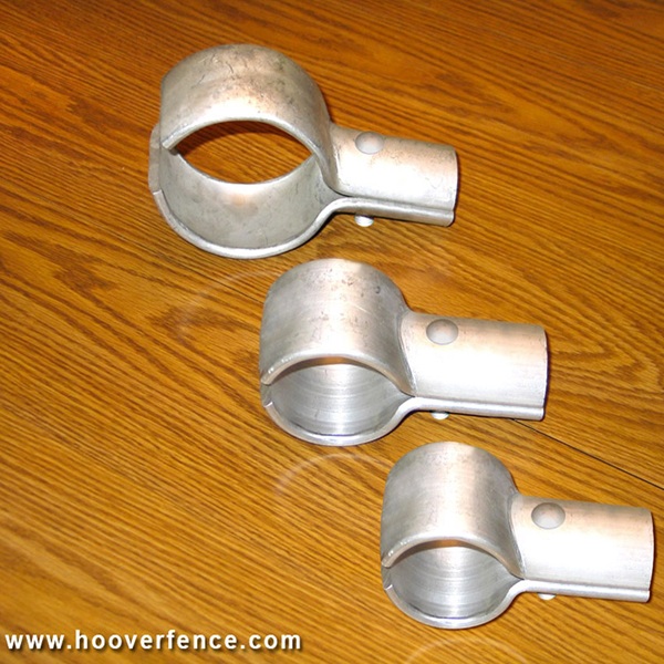 Chain Link Fence End Rail / Gate Brace Clamps - Aluminum