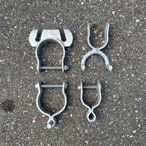 DAC Industries Chain Link Fence Gravity Self-Closing Gate Hinge Sets