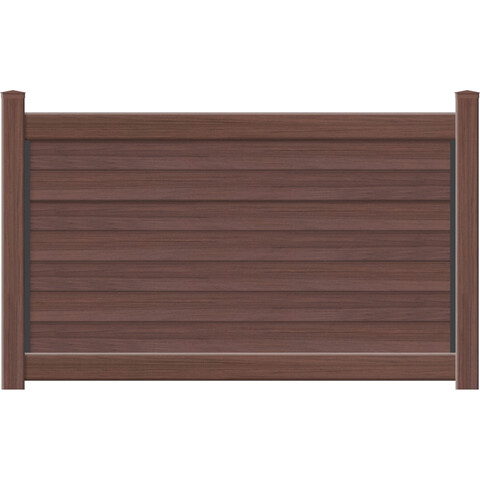 Catalyst Madison with TimberGrain Texture Vinyl Fence Panels