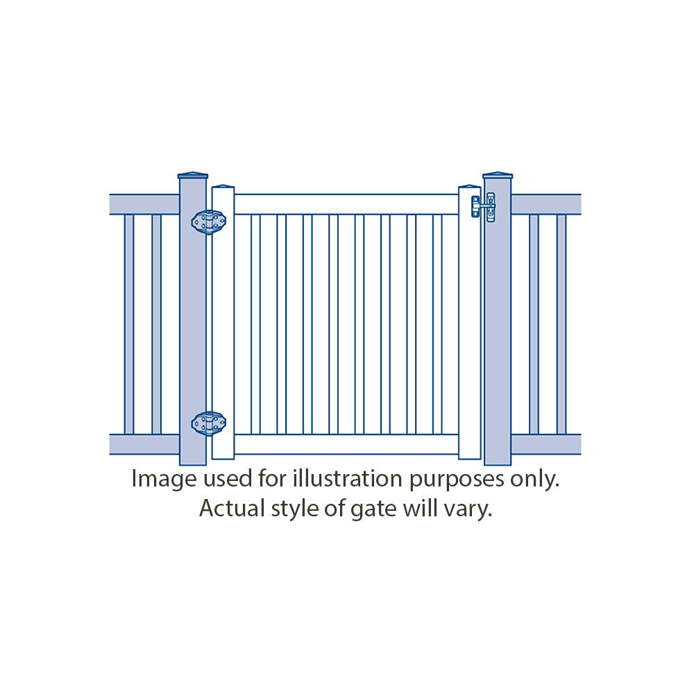 Catalyst Breckenridge Molded Vinyl Swing Gates