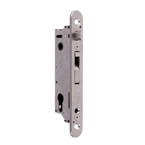 Locinox Stainless Steel Mortise Lock For Gates Frames Greater Than 1-3/16" (P00007974)