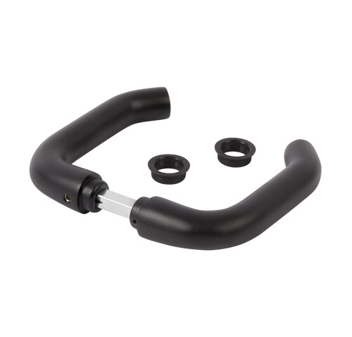 Locinox Black Anodized Aluminium Handle Pair for Insert Locks