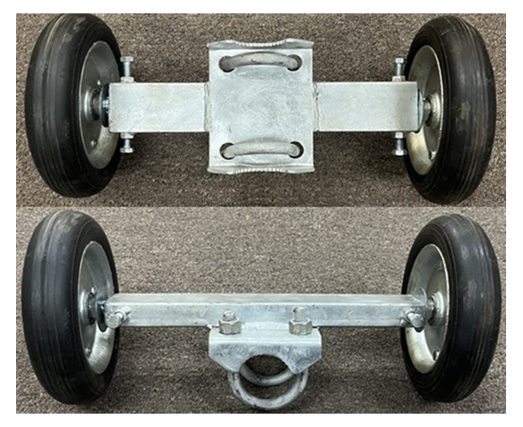 Chain Link Fence Rolling Gate Double Wheel Carriers - Commercial/Industrial Grade