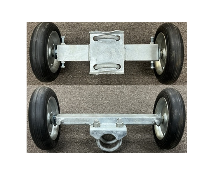 Chain Link Fence Rolling Gate Double Wheel Carriers - Commercial/Industrial Grade