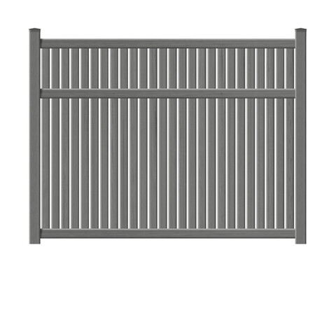 Catalyst Folly with TimberGrain Texture Vinyl Fence Panels