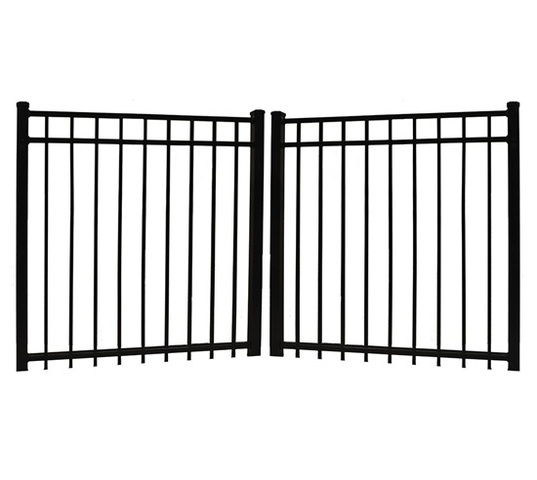 Shapes Classic Aluminum Residential Double Swing Gate