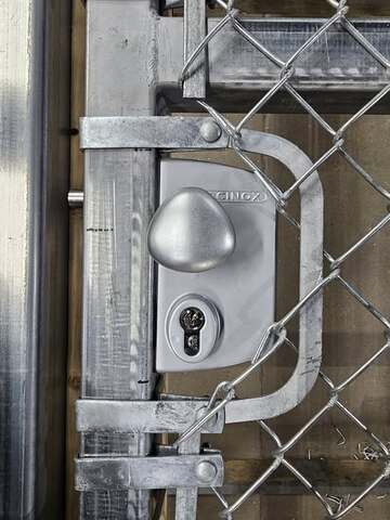 Hoover Fence Installation Only for Locinox Locks (Gate & Lock Sold Separately)