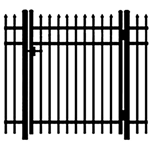 Shapes Chicago Aluminum Residential Single Gate