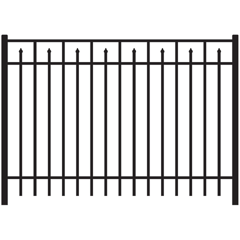 Shapes Wilmington Residential Aluminum Fence Section