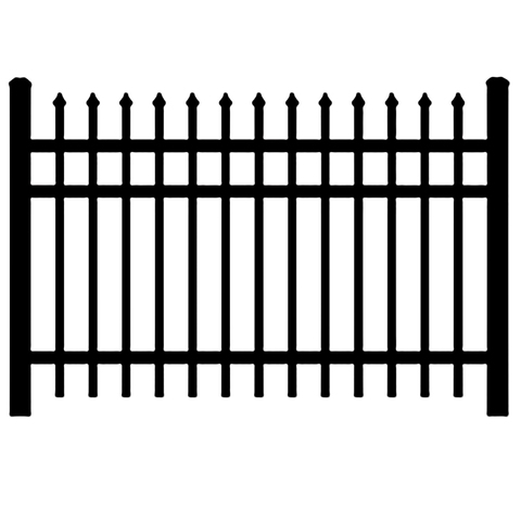 Shapes Chicago Residential Aluminum Fence Section