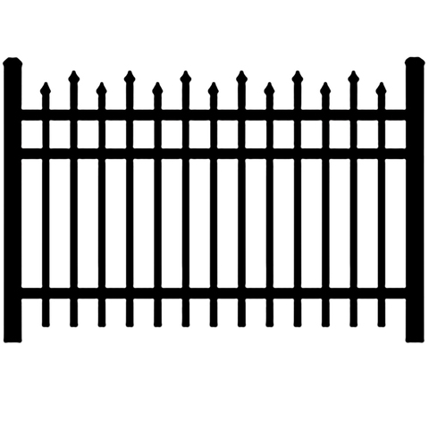 Shapes Blue Ridge Residential Aluminum Fence Section