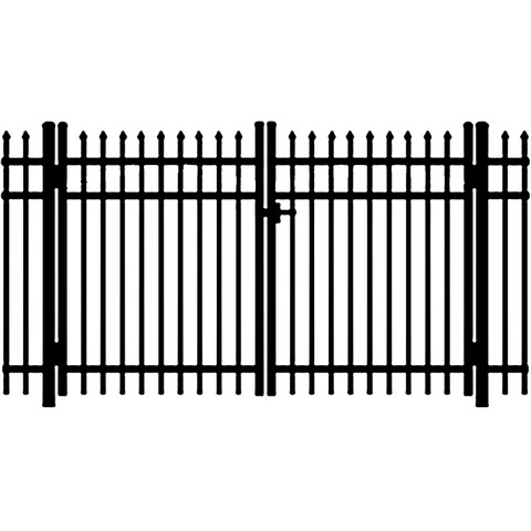 Shapes Chicago Aluminum Residential Double Swing Gate