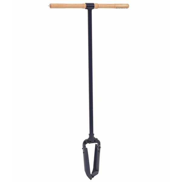 Seymour 21245 S500 Industrial Post Hole Digger – 48" Fiberglass Handle, Vinyl Grip, Clamshell Head, 0.085" Thickness, 7.25" Point Spread, Made In USA