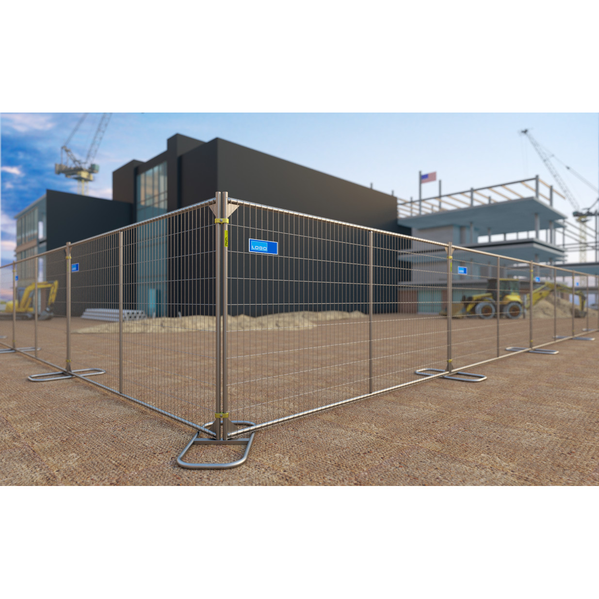 ZND Temporary Fence Panels | Hoover Fence Co.