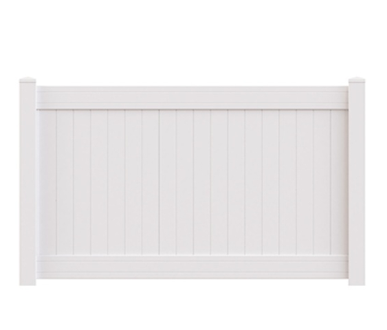 Superior Cambridge Vinyl Deco Rail Privacy Fence