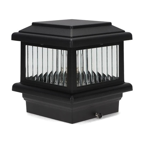 Aurora Deck Lighting Titan Low Voltage LED Lighting Post Caps for Wood Posts