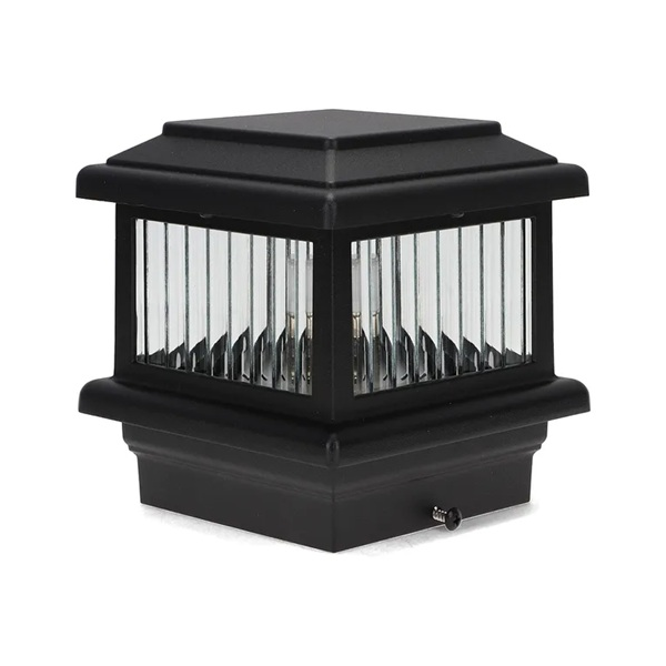 Aurora Deck Lighting Titan Low Voltage LED Lighting Post Caps for Wood Posts