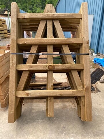 Hoover Fence Treated Wood Split Rail Gates - West Virginia