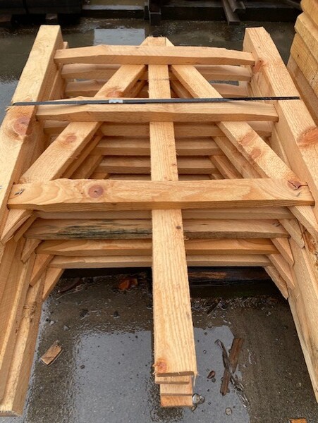 Hoover Fence Wood Lap Rail Gates - West Virginia 