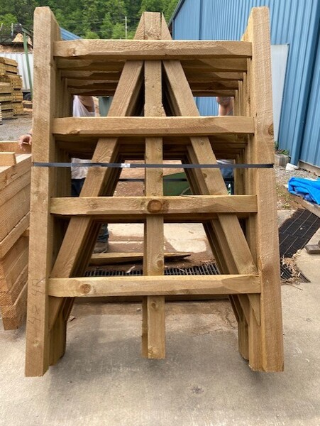 Hoover Fence Treated Wood Split Rail Gates - West Virginia