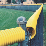 Poly-Cap - Chain Link Fence Top Safety Cap - Yellow