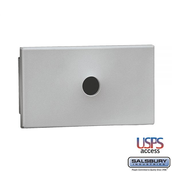 Salsbury Key Keeper, recessed mounted aluminum finish, USPS access