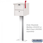 Salsbury Bolt Mounted Pedestal - for mail chests and roadside mailboxes (4365-P)