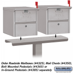 Salsbury Two Wide Spreader for Mail Chests and Roadside Mailboxes (4382-P)