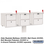 Salsbury Three Wide Spreader for Mail Chests and Roadside Mailboxes (4383-P)