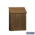 Salsbury Antique Brass Mailbox - standard vertical (4420)