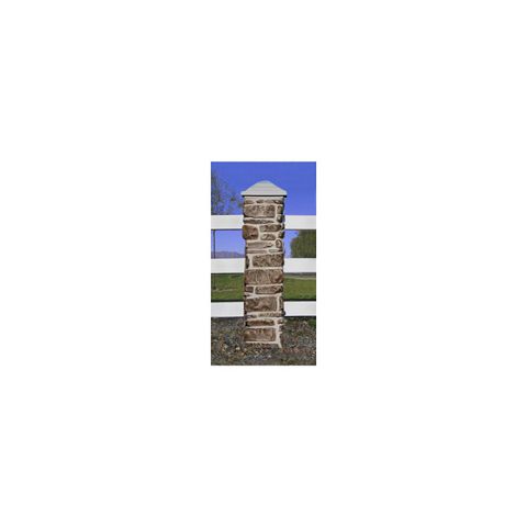 TCM Pyramid Cap for 12" Pillar - Simulated Concrete