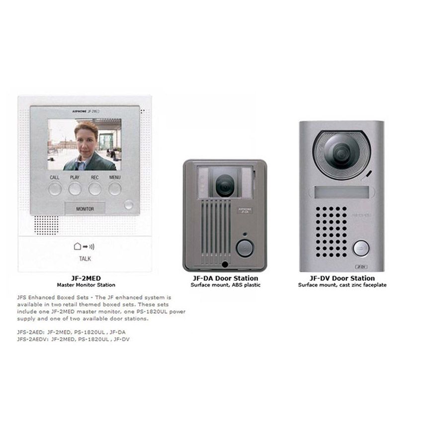 Details about  / Home Security Systems Aiphone JF-DA Surface-Mount Audio//Video Door Station For
