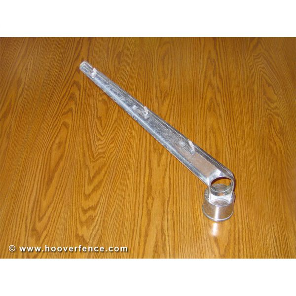 45° Chain Link Fence Barb Wire Arms - Aluminum
