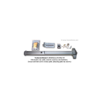 DAC Industries Deluxe Exit Bar Kit for Gates - Plate, Economy Bar with Lock Box (D-6040-P)