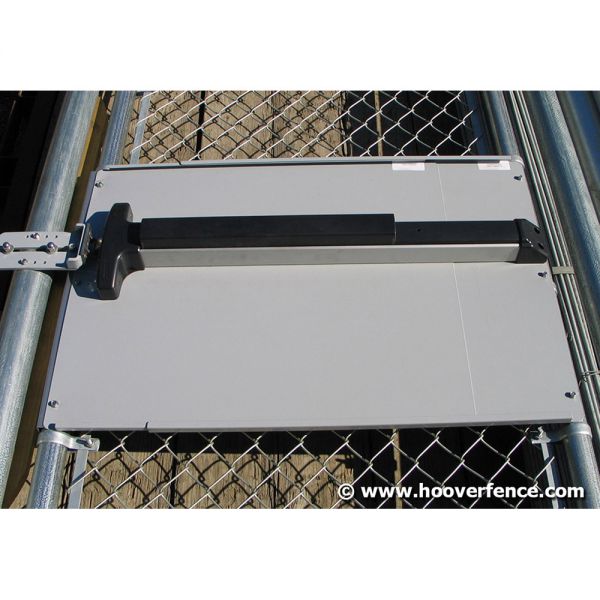 DAC Industries 24" High Adjustable Panic Bar Plate for ALL Panic Bars, Not Drilled for Lock Box