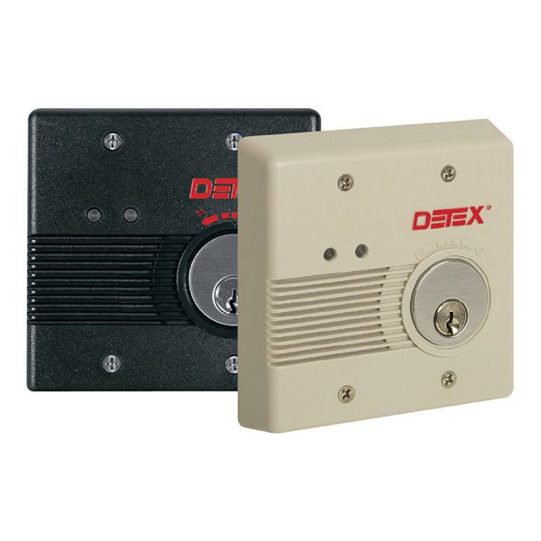 Detex Flush Mount Battery or AC/DC Powered Exit Alarm EAX-2500F