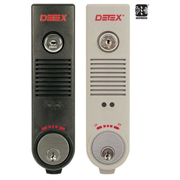 Detex Weatherized Surface Mount Battery Powered Exit Alarm EAX-500W