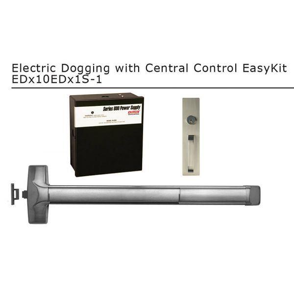 Detex Advantex Electrified Dogging EasyKit with Powersupply for Single Doors