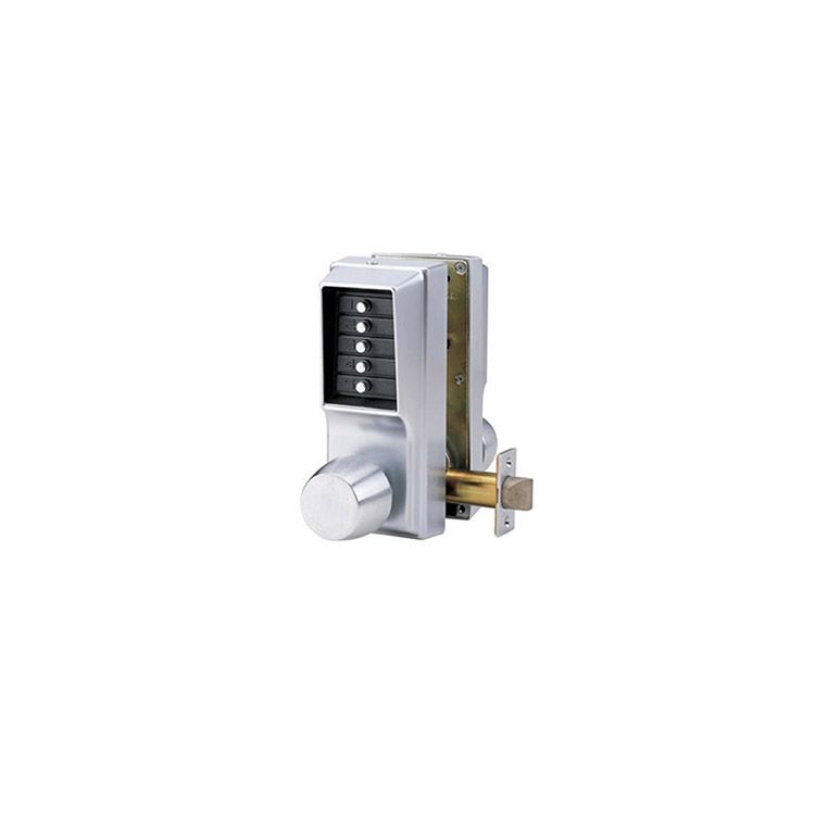 KABA Simplex 1000 Series Double Sided Mechanical Pushbutton Lockset w/Round Knob